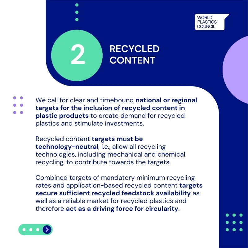 World Plastics Council Recommendation 03
